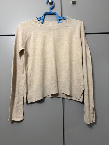 Μπεζ Λεπτό Πλεκτό Μπλουζάκι H&M (Small)