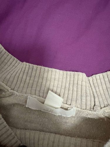 Μπεζ Λεπτό Πλεκτό Μπλουζάκι H&M (Small)
