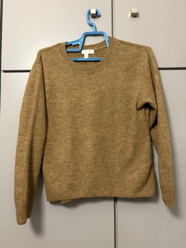 Καμέλ Πλεκτό Μπλουζάκι H&M (Extra Small)