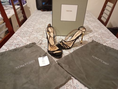 Αυθεντικά Πέδιλα Tom Ford Angelica 105mm Λουστρίνι - Νούμερο 41