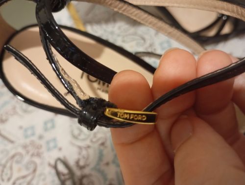 Αυθεντικά Πέδιλα Tom Ford Angelica 105mm Λουστρίνι - Νούμερο 41