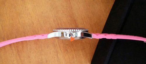 Helena Vera Crystal Seiko Japan Κόκκινη Σιλικόνη Γυναικείο Ρολόι - Καινούργιο