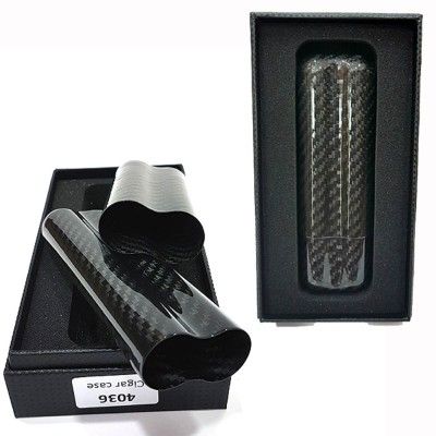 SILVER Πουροθήκη Carbon για 2 πούρα