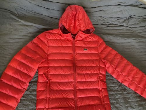 Men’s Lacoste Quilted Hooded shirt Jacket/ Αντρικό μπουφάν